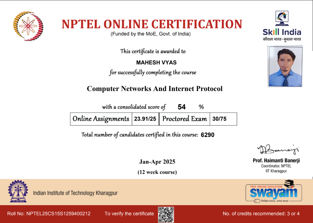 Other Certifications